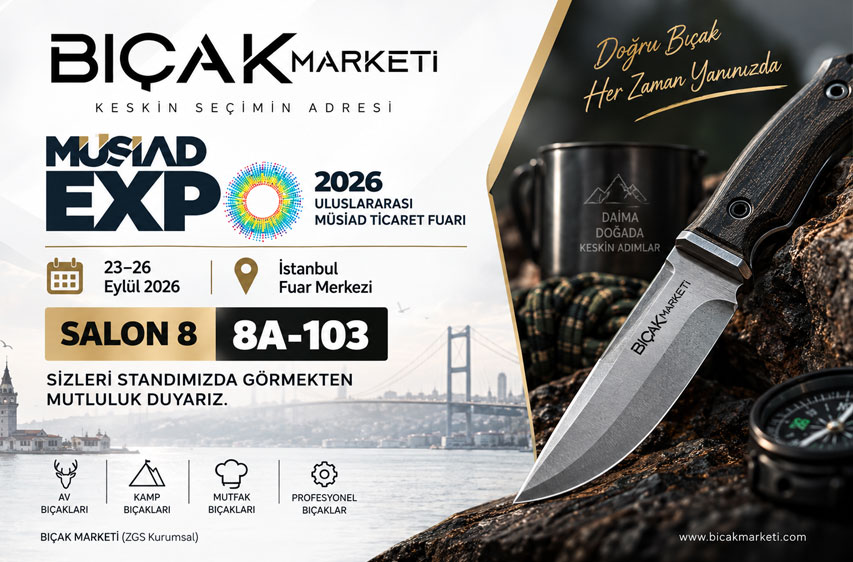 Av, Kamp, Mutfak ve Profesyonel Bıçak Çeşitleri İstanbul’da