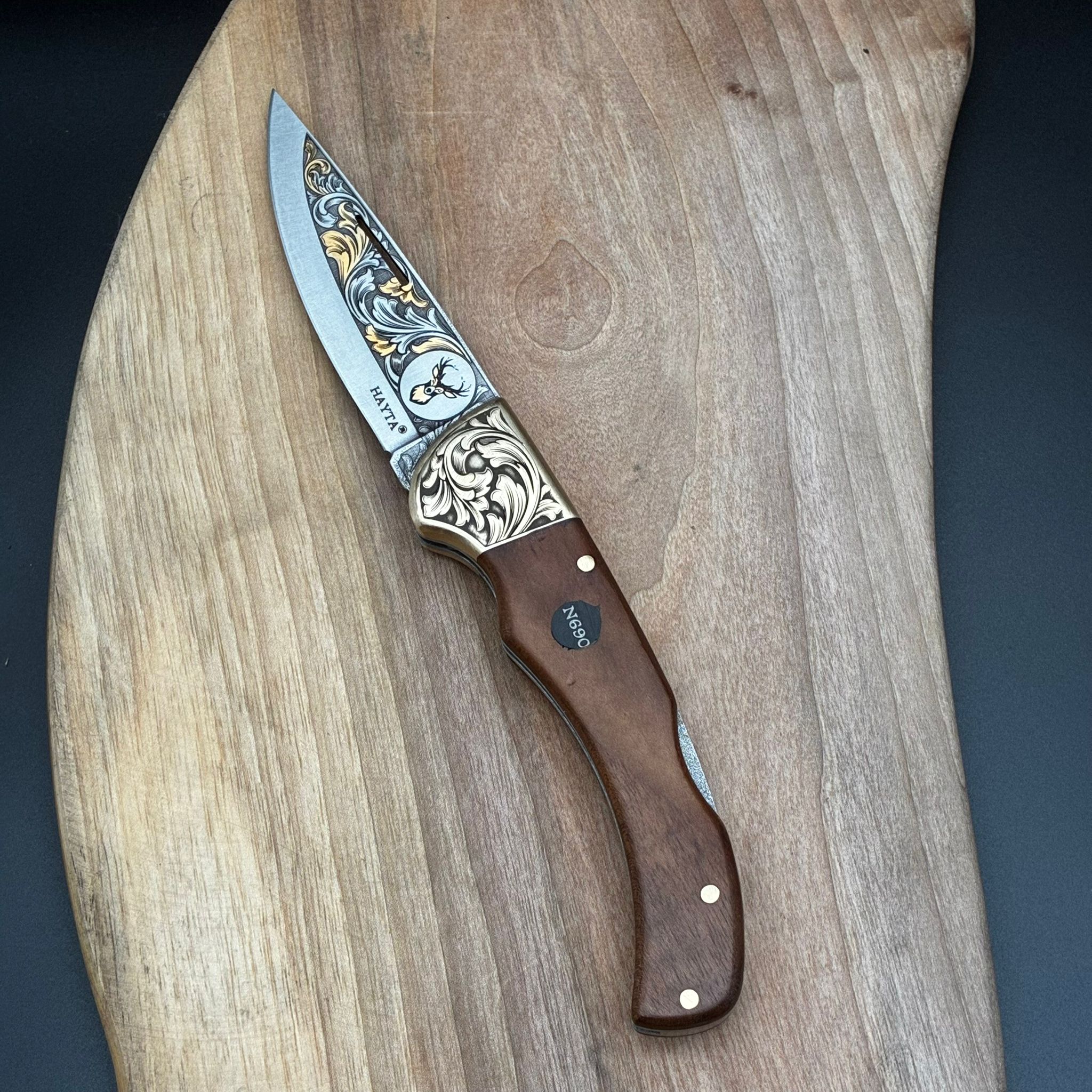 GEYİK YERLİ GRAVÜRLÜ ÇAKI 10504